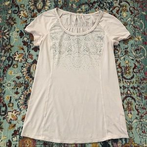 Lululemon scoop neck reflective athletic top